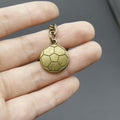 Metal Soccer Ball Keychain Bag Charm view 4