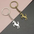 Zinc Alloy Double Sided Horse Keychain Bag Charm view 1