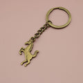 Zinc Alloy Double Sided Horse Keychain Bag Charm view 6