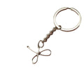 Zinc Alloy Hollow Bow Keychain For Bag Charm Gift view 5