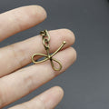 Zinc Alloy Hollow Bow Keychain For Bag Charm Gift view 4