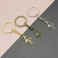 Zinc Alloy Simple Rocket Keychain Space Bag Charm Gift view 1