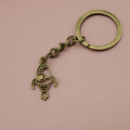 Zinc Alloy Simple Rocket Keychain Space Bag Charm Gift view 6