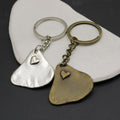 Metal Heart Nameplate Keychain Bag Charm Gift For Daily Use view 4