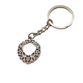 Zinc Alloy Hollow Flower Shape Keychain Bag Charm Gift Accessory view 5