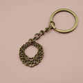 Zinc Alloy Hollow Flower Shape Keychain Bag Charm Gift Accessory view 6