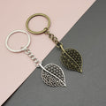 Zinc Alloy Minimal Leaf Keychain Bag Charm Fashion Accessory view 1