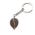 Zinc Alloy Minimal Leaf Keychain Bag Charm Fashion Accessory view 5