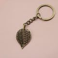 Zinc Alloy Minimal Leaf Keychain Bag Charm Fashion Accessory view 6