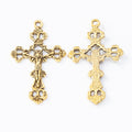Zinc Alloy Cross Charm Pendant No.498616 for DIY Necklace Bracelet Jewelry Making view 4