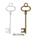 Zinc Alloy Key Charm Pendant No.699241 for DIY Necklace Bracelet Jewelry Making view 1