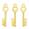 Zinc Alloy Key Charm Pendant No.038425 for DIY Necklace Bracelet Jewelry Making view 4