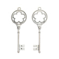 Zinc Alloy Key Charm Pendant No.608873 for DIY Necklace Bracelet Jewelry Making view 3