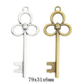 Zinc Alloy Key Charm Pendant No.837843 for DIY Necklace Bracelet Jewelry Making view 1