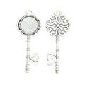Zinc Alloy Key Charm Pendant No.249614 for DIY Necklace Bracelet Jewelry Making view 3