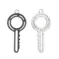 Zinc Alloy Key Charm Pendant No.575379 for DIY Necklace Bracelet Jewelry Making view 3