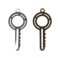 Zinc Alloy Key Charm Pendant No.575379 for DIY Necklace Bracelet Jewelry Making view 4