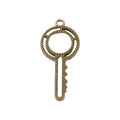 Zinc Alloy Key Charm Pendant No.575379 for DIY Necklace Bracelet Jewelry Making view 2