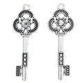Zinc Alloy Key Charm Pendant No.799441 for DIY Necklace Bracelet Jewelry Making view 3