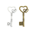 Zinc Alloy Key Charm Pendant No.309898 for DIY Necklace Bracelet Jewelry Making view 4