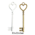 Zinc Alloy Key Charm Pendant No.840531 for DIY Necklace Bracelet Jewelry Making view 1
