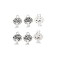 Zinc Alloy Tree Charm Pendant No.698449 for DIY Necklace Bracelet Jewelry Making view 2