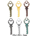 Zinc Alloy Key Charm Pendant No.881257 for DIY Necklace Bracelet Jewelry Making view 1