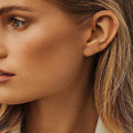 Petite Polygon Metal Stud Earrings Minimalist Hip Hop Street Style Fashion Ear Jewelry view 3