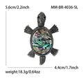 Alloy Enamel Sea Turtle Brooch Pin For Women's Clothing view 5