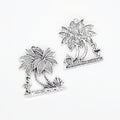 Zinc Alloy Palm Tree Charm Pendant No.081688 for DIY Necklace Bracelet Jewelry Making view 3