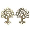 Zinc Alloy Tree Charm Pendant No.013238 for DIY Necklace Bracelet Jewelry Making view 3