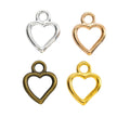 Zinc Alloy Heart Charm Pendant No.925246 for DIY Necklace Bracelet Jewelry Making view 5