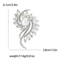 Pearl Rhinestone Flower Brooch Pin For Luxury Women Clothing Decoration view 6