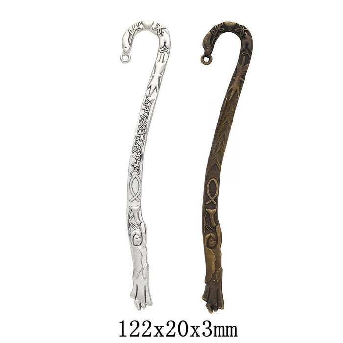 Zinc Alloy Bookmark Charm Pendant No.147244 for DIY Necklace Bracelet Jewelry Making