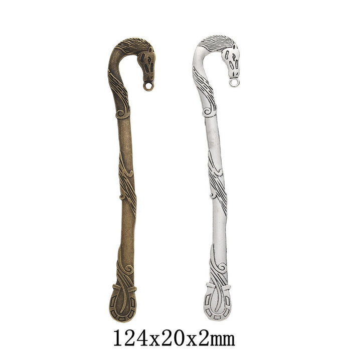 Zinc Alloy Bookmark Charm Pendant No.639628 for DIY Necklace Bracelet Jewelry Making