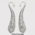Antique Silver Zinc Alloy Bookmark Charm Pendant No.106476 for DIY Necklace Bracelet Jewelry Making view 1