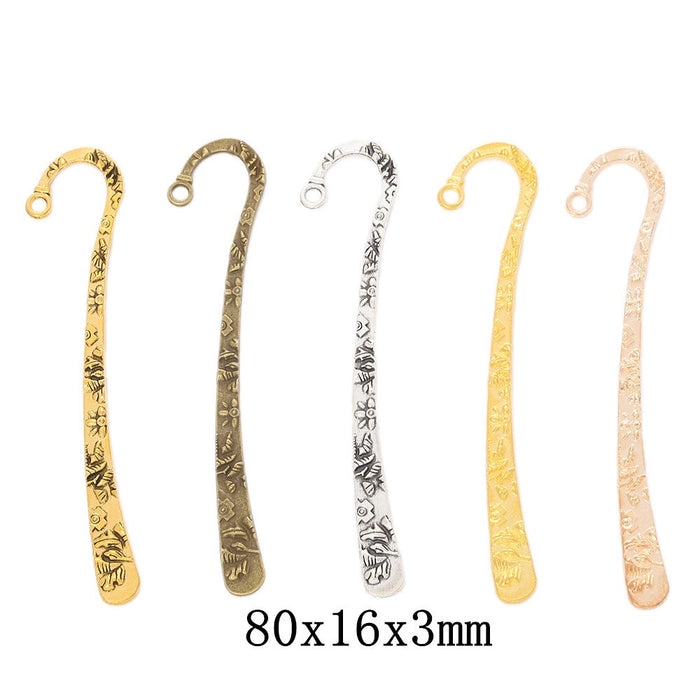 Zinc Alloy Bookmark Charm Pendant No.410320 for DIY Necklace Bracelet Jewelry Making