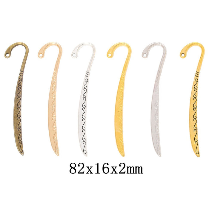 Zinc Alloy Bookmark Charm Pendant No.388428 for DIY Necklace Bracelet Jewelry Making