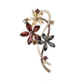 Alloy Rhinestone Bouquet Brooch Pin For Dresses And Suits view 1