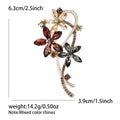 Alloy Rhinestone Bouquet Brooch Pin For Dresses And Suits view 6