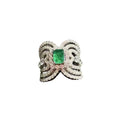 Light Luxury Micro Pave Hollow Ring, Elegant Versatile Statement Index Finger Ring For Women view 5