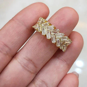 Light Luxury Interlaced Ring, Super Shiny Trendy Unisex Fashion Statement Jewelry