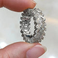 Light Luxury Interlaced Ring, Super Shiny Trendy Unisex Fashion Statement Jewelry view 4