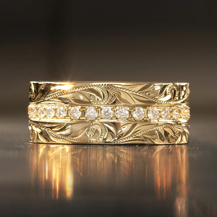 2024 Fashion Wedding Ring Wheat Ear Index Finger Ring New Unisex Fashion Jewelry