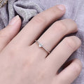 Sparkling Heart Couple Ring For Proposal Wedding Ceremony Elegant Heart Shape Ring For Women view 3