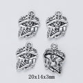 DIY Vintage Alloy Skull Pendant Charm For Zakka Necklace Bracelet Jewelry Accessories view 1