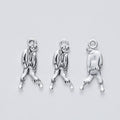 Antique Silver Zinc Alloy Ghost Charm Pendant No.463010 for DIY Necklace Bracelet Jewelry Making view 2