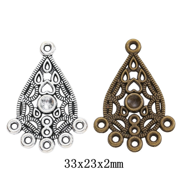 Zinc Alloy Charm Pendant No.007032 for DIY Necklace Bracelet Jewelry Making