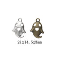 Zinc Alloy Ghost Charm Pendant for DIY Necklace Bracelet Jewelry Making view 1
