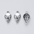 Antique Silver Zinc Alloy Skull Charm Pendant for DIY Necklace Bracelet Jewelry Making view 2